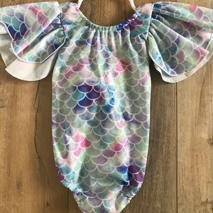 Baby girl Mermaid bathing suit/onesie